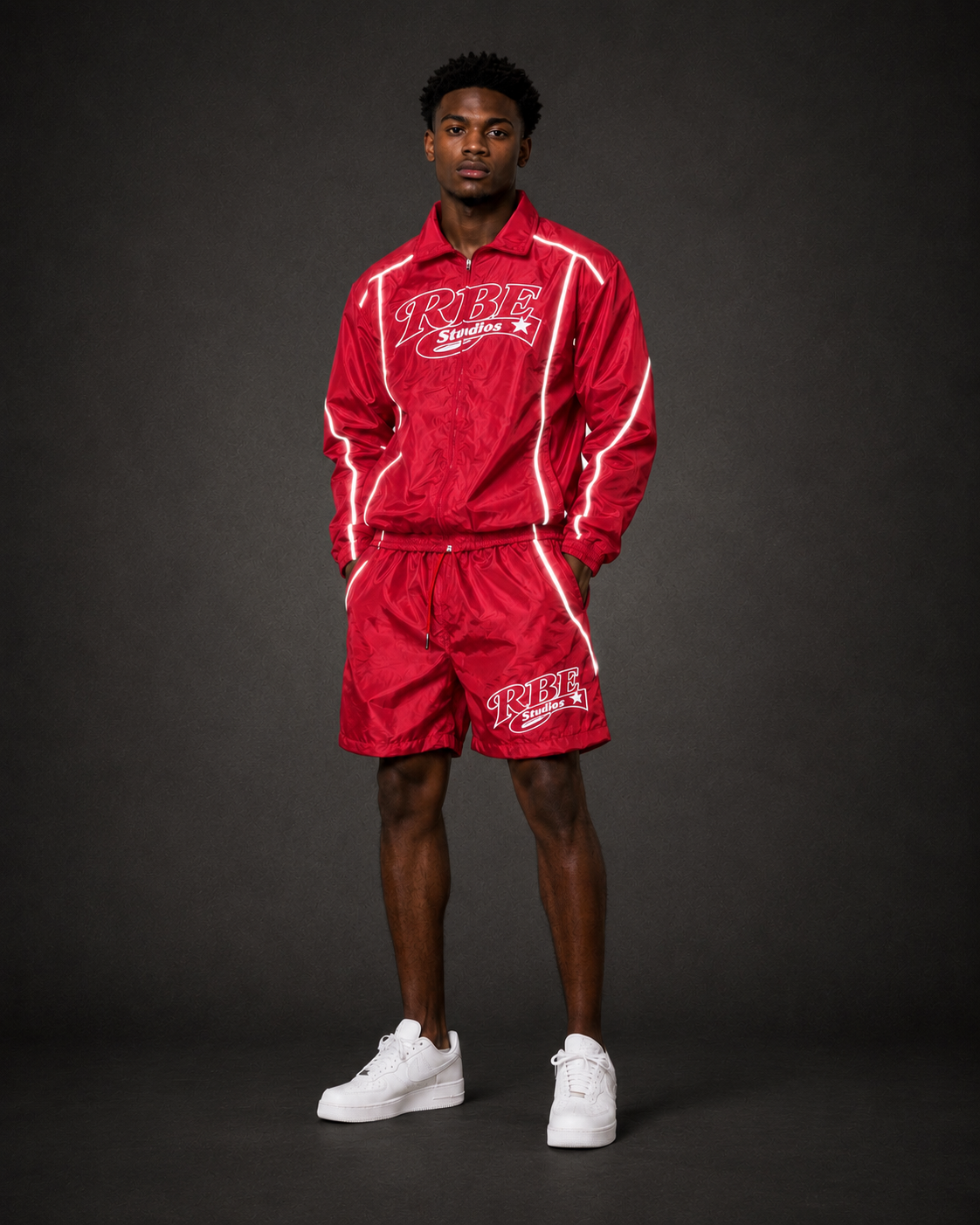 "RBE STUDIOS" WINBREAKER MEN SETS